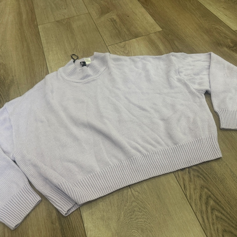 H&M Light Purple Women's Crew Neck Sweater